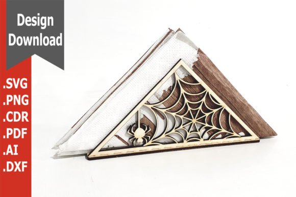 2 Napkins Holder for Halloween 1 Free: Laser Cutting Stands