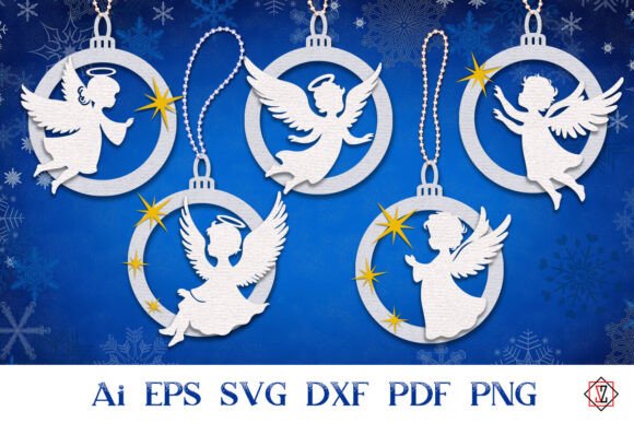 Decorative Pendants with Angels: Graphics & Crafts Review