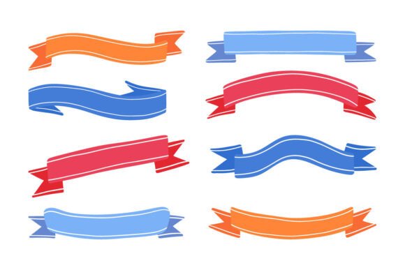 Decorative Ribbon Banner Set: Graphics & Icons Review