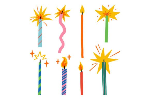 Hand Drawn Decorative Candle Graphics & Icons Review