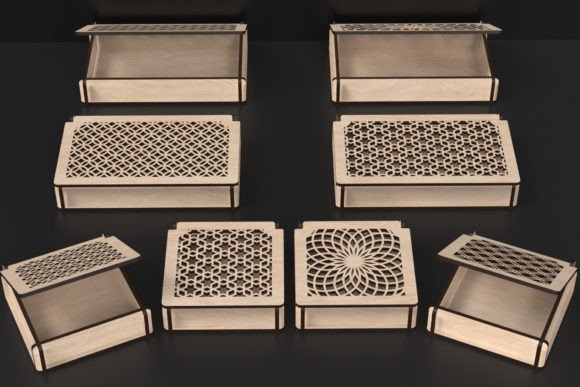 Laser Cut Jewellery Box Svg Files for Boxes