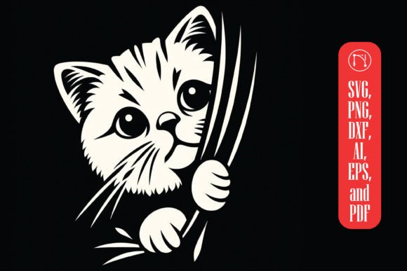 Peeking Cat SVG: Graphics & Crafts Review