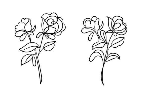 Spring Decorative Swirls: Graphics for Crafts