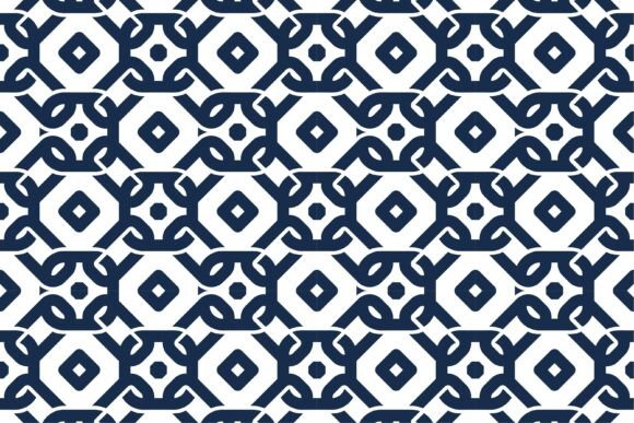 Square Circle Chain Pattern: Graphics & Patterns Review