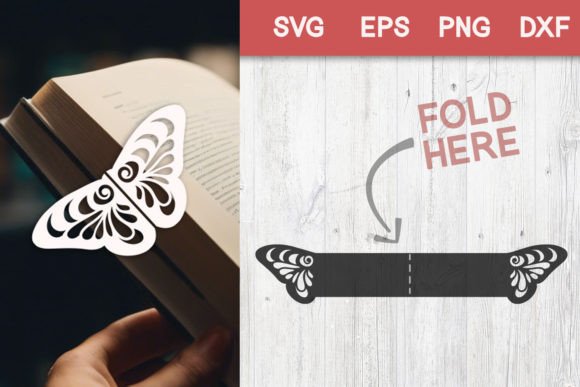 Swirly Butterfly Bookmark: Laser Cutting & Organizers