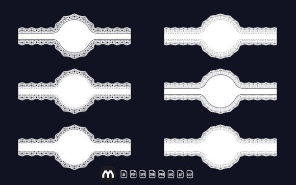 Vintage Lace Frame SVG for Graphics and Crafts
